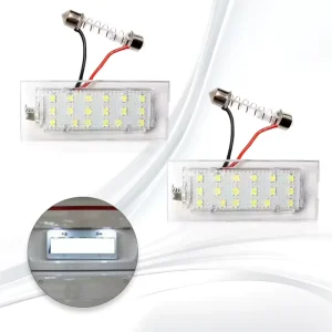 Car Accessories LED License Plate Lamp Light 12V for BMW X3 E83 BJ X5 E53 BJ