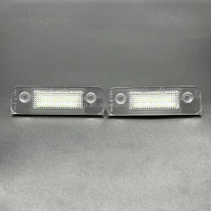 Car Accessories LED License Plate Number Lamp for Ford Fiesta MK5 Fusion Mondeo Fiat 124 Sport Spider