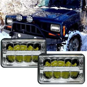 Car Accessories LED Work Light 45W 5 Inch Square LED Work Spotlight 12V LED Work Lamp for Car Vehicles