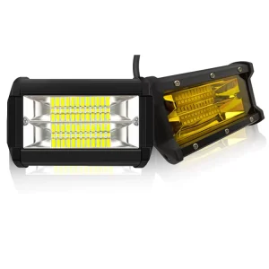 Car Accessories Led Lights for Cars 72W Led Work Bulbs White Yellow Bright Led Fog Lights for Motorcycle Led Offroad Lights