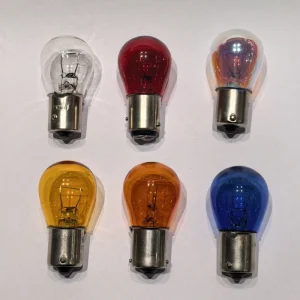 Car Accessories S25 1156 Halogen Mini Signal Bulb P21W BA15s BA15D E mark Single Contact Turn Light Motorcycle Brake Lamp