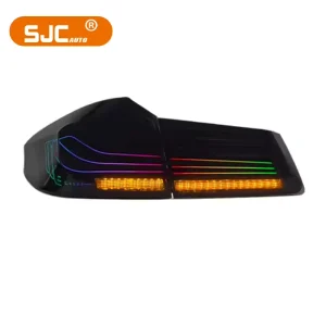 Car Accessories for BMW 5 Series G30 G38 F90 M5 CSL RGB Upgrade Full LED Tail Lamps LCI Turn Signal Brake Lights