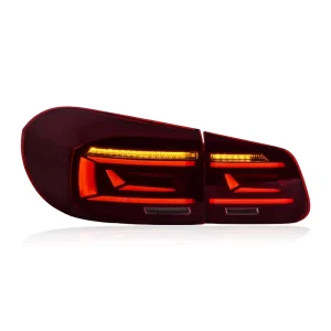 Car Accessories for Volkswagens TIGUANs New LED Tail Lamps Plastic 8000K 12V Plug-and-Play Water Steering Rear Taillight