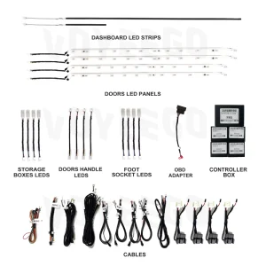 Car Ambient Light Voyeego Factory Price Ambient Light for V W Passat Car Interior Ambient Light