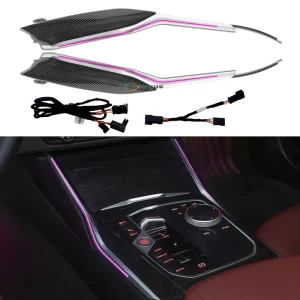Car Ambient Light for BMW 3 4 Series G20 G22 M3 M4 I3 Saddle Led Plug and Play Center Armrest Saddle Light