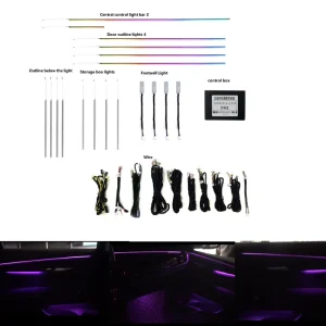 Car Ambient Light for BMW X5 F15 X6 F16, Car Neon Interior Door Atmosphere Light Decoration