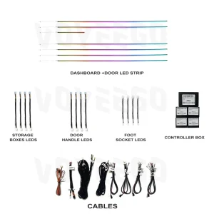 Car Ambient Lighting Led Upgrade Interior Ambient Light for Cadillac XTS Ambient Lighting Led Car