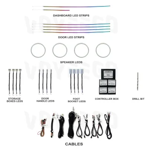 Car Ambient Lighting Led Upgrade Interior Ambient Light for Hyundai Elantra Ambient Light Car Interior