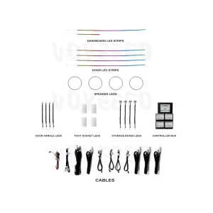 Car Ambient Lighting Led Upgrade Interior Ambient Light for MG MG6 Car Ambient Light Kit