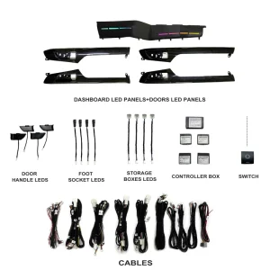 Car Ambient Lighting Led Upgrade Interior Ambient Light for Toyota Highlander Low Configuration