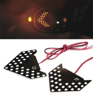 Car Arrow Turn Signal Light With Scan 33SMD 12V Led Dynamic Rearview Mirror Lights Auto Signal Indicator Sequential Panels Lamp