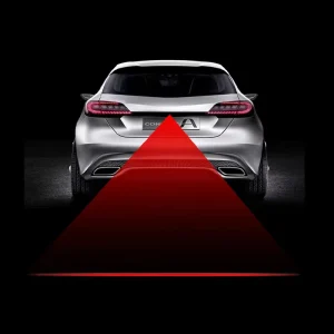 Car Auto LED Laser Fog Light Vehicle Anti Collision Taillight Brake Warning Lamp Car Parking Brake Light Tail Warning Bulb