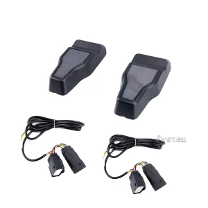Car Auto Tailgate Brake Light Reverse Light Fog Light Rear Window Glass Hinge Trim Cover For Jeep Wrangler JL