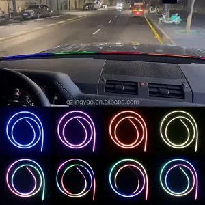 Car Automobile Front Windshield Colorful Ambient Light Interior Ambient Light LED Light Strip APP Control Ambient Light