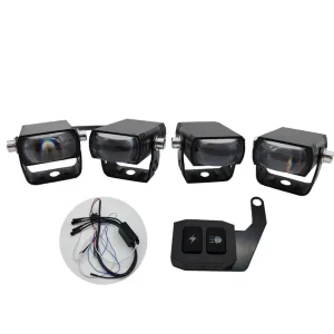 Car Auxiliary Light Spotlights Led Grille Lights High and Low with Flash Fog Work Light External Off road Vehicle Truck
