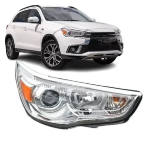 Car Body Auto Parts Chrome Halogen Xenon Headlight Headlamps for Mitsubishi ASX