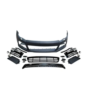 Car Body Kits Front Rear Bumper Intake Grille Fog Lights Lip Tuning Parts for SCIROCCO R STYLE