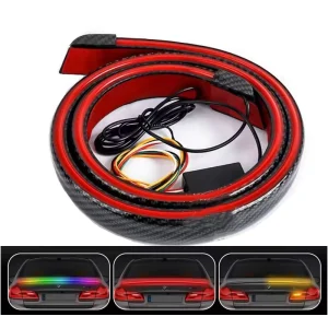 Car Brake Lamp Tail Light Kit LED Car Rear Spoiler 12V LED Strip Car Turn Signal Light