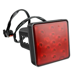 Car Brake Tail Lamp Red Black Shell 12 15 LED Auto Reverse Stop Signal Lamp Rear Brake Light for Pickup Vehicle Trailer 12V