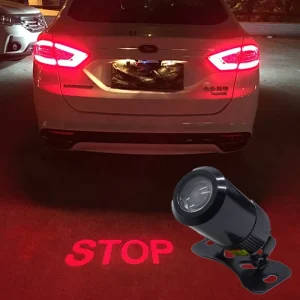 Car Brake Tail Warning Light Rear Bumper Stop Light Projector Auto Led Keep Space and Stop Parking Light for Universal Car