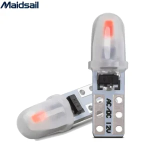Car Bulb T5 Car Led Instrument Light Makeup Light T5 3014 2SMD 3D Astigmatism Indicator