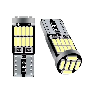 Car Bulbs T10 W5W Canbus 12V 4014 26SMD Auto Interior Dome Reading Light Map Trunk License Plate Wedge Side Marking Light