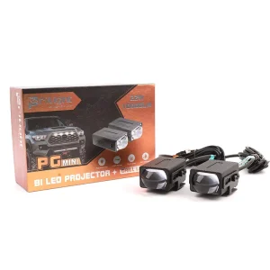 Car Canbus IP67 Waterproof Dual-Color Car Grill Spotlights 3000K 6000K 22W Cars External Light Mini Matrix Grille Lights