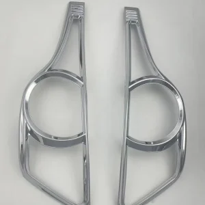 Car Chrome Accessories Parts for TOYOTA AQUA TailLamp Cover Trim PRIUS C Rear Light Cover Automobile Decorative Chrome Trim