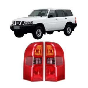 Car DRL Lighting for Nissan Patrol Y61 Rear Halogen Tail Lights with Turn Signal Brake Tail Lamp