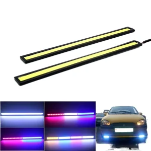Car Daytime Running Light 17CM COB Ultra thin High Brightness 6000 Lumens 18W LED Waterproof 12V Decorative Lighting