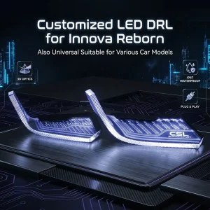Car Daytime Running Light Decoration RGB LED Light for Innova Reborn App Control DRL Automotive Lighting System Upgrade