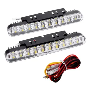 Car Daytime Running Lights 30 LED Yellow Light Steering
