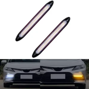 Car Daytime Running Turn Signal Lamp Strips LED Light LED Fog Driving Lights