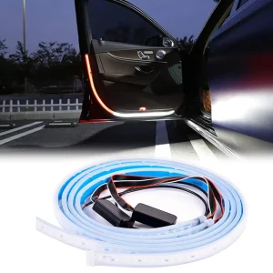 Car Door Opening Warning Flash Led Welcome Light Parking Safety 12V Strobe Signal Lamp Waterproof