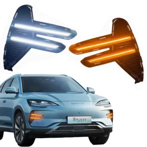 Car Drl LED Daytime Running Light for BYD Song Plus Champion Driving Fog Lamp Turn Signal Light Auto Parts