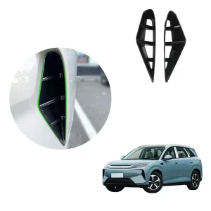 Car Exterior Accessories Front Fog Light Cover Trims Lamp Eyebrow Molding Bumper Air Vent Wind Knife for ATTO 3 YUAN PLUS