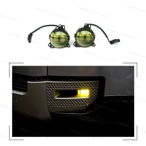 Car Exterior Accessories Front Light Golden LED Fog Lamp for Land Rover Defender 90 110 Parts