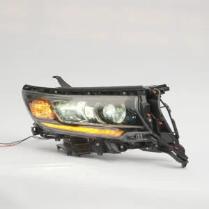 Car Exterior Dual LED Headlight Replacement Assembly for Toyota for Prado
