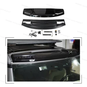 Car Exterior Parts Front Top Light Glossy Black Roof Top Led Light for Land Rover Defender 110 Parts