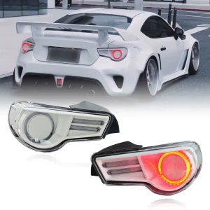 Car For Ferrari Style Taillights For Toyota GT86 For Toyota 86 And For Subaru BRZ 86 RGB LED Tail Lights 12 21