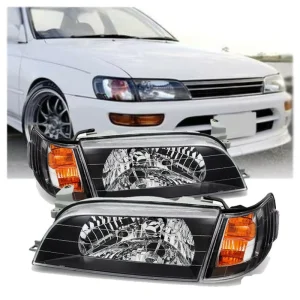 Car Front Corner Lamp Lights Lens Black Signal Lamp Headlight for Toyota Corolla AE100 E100 AE101 81130 Turn signal