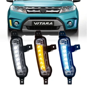 Car Front Head Light Accessories Daytime Running Lamp DRL Head Light for SUZUKI Vitara