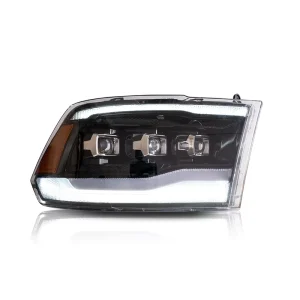 Car Front Lamps Assembly for Dodge Ram 1500 LED Auto Headlight Projector Lens Plug and Play Accessories