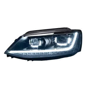 Car Front Lamps Assembly for VW Jetta Sagitar Upgrade Magotan B8 Design LED Auto Headlight Projector Lens Accessories