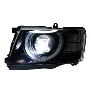Car Front Lamps for Nissan Patrol Y61 Auto Headlights Assembly Upgrade LED Bifocal Lens Accessories