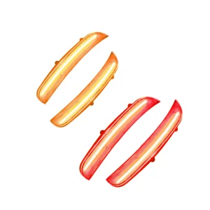 Car Front Rear Bumper Side Marker Light for Dodge Charger Parking Light Replace OEM Sidemarker Lamps