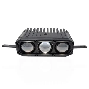 Car Grille Lights With Solenoid Valve LED Spotlights Fog Work Light External Auxiliary Lights Off Road Vehicle SUV Truck