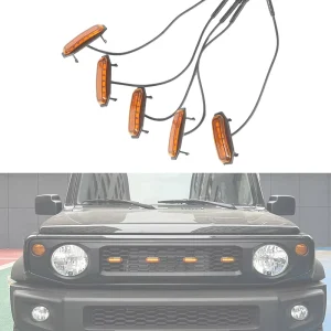 Car Grille RGB Light Jimny Front Grill LED Light Lamp for Suzuki Jimny Accessories JB64 JB74