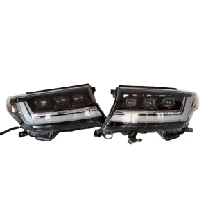 Car Headlight Assembly for Toyota Land Cruiser LC200 DRL Turn Signal Light Projector Lens Hi Lo Beam High Brightness