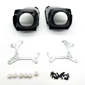 Car Headlight Iron LED Projector Lens Bracket Frame for BYD Qin Plus Retrofit Projector Adapter Framework